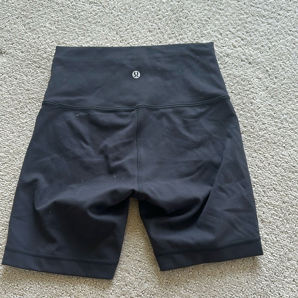 Lululemon high rise biker shorts